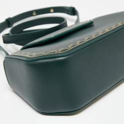 Pre Owned Cartier Green Guirlande De Cartier Nano Clutch 