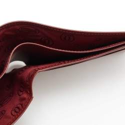 Pre Owned Cartier Burgundy Leather Must de Cartier Wallet