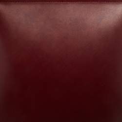 Pre Owned Cartier Burgundy Leather Trinity Bag