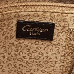 Cartier Black Leather Medium Panthere de Cartier Bag