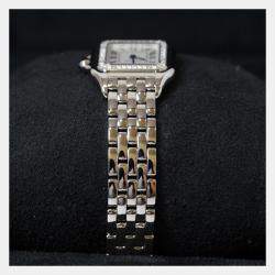 Pre Owned Cartier Panthere W4PN0016 Quartz White Stainless Steel  Women's Wristwatch 23 mm x 30 mm