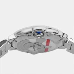 مملوكة مسبقًا Cartier Ballon Bleu W6920084 Silver Dial Stainless Steel Women's Wristwatch 33 mm