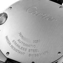 Cartier Silver Stainless Steel Ballon Bleu Automatic W69017Z4 Women's Wristwatch 36 MM