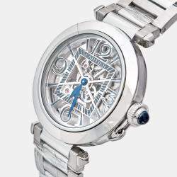 Cartier Pasha de Cartier Stainless Steel Cartier Automatic Skeleton Whpa0007 Men's Watch 41 MM