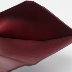 Pre Owned Cartier Burgundy Leather Must de Cartier Passport Holder