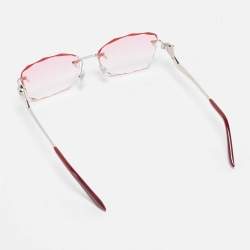 Pre Owned Cartier Pink Gradient CT0120O 003 Rimless Sunglasses