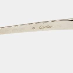 Cartier Pink/Grey Gradient Lady Trinity Emma Square Sunglasses
