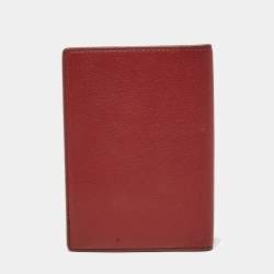 Cartier Red Leather Passport Holder 
