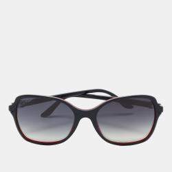 Cartier Black/Red Gradient  K015153 Square Sunglasses