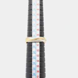 Pre Owned Cartier Trinity 18K Yellow, Rose and White Gold Band Ring EU 50