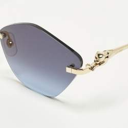 مملوكة مسبقًا نظارة شمسية كارتير بترفلاي بانتير بدون إطار سي تي0429أس لون أزرق/ذهبي