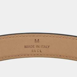 Pre Owned حزام كارتييه بانثر دي كارتييه خصر جلد أسود