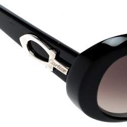 Cartier Black/ Black Gradient Cat Eye Sunglasses