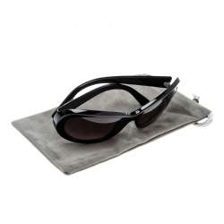 Cartier Black/ Black Gradient Cat Eye Sunglasses