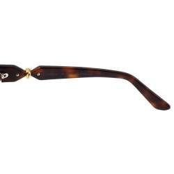 Pre Owned نظارة شمسية كارتييه مربعة ترينيتي دو كارتييه متدرجة بنية/ تورتواز