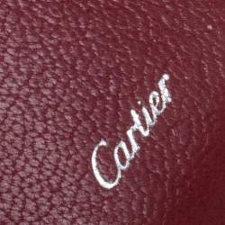 Pre Owned Cartier Red Leather iPhone Case