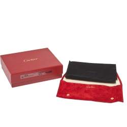 Pre Owned Cartier Silver Tone Panthere Chain Key Chain