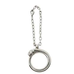 Pre Owned Cartier Silver Tone Panthere Chain Key Chain