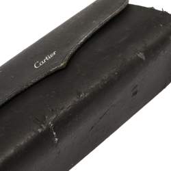 Pre Owned Cartier Gold Tone/ Gold Mirrored Santos-Dumont Aviator Sunglasses