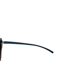 مملوكة مسبقًا Cartier Navy Blue/ Dark Grey Gradient Panthere Wild De Cartier Geometric Sunglasses