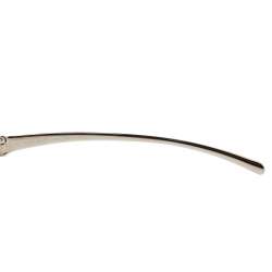 Pre Owned Cartier Silver Tone/Grey Gradient Limited Edition Panthere de Aviator Sunglasses