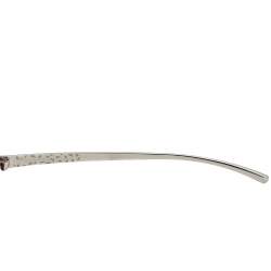 Pre Owned Cartier Burgundy/ Grey Gradient Panthere Wild Cat Eye Sunglasses