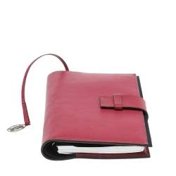 Pre Owned Cartier Fuschia Leather Les Must Notebook Cover