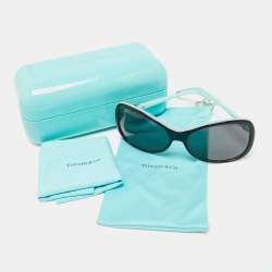 Pre Owned Tiffany & Co. Blue TF4024 Oversized Sunglasses