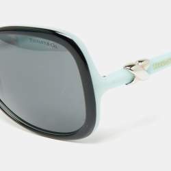 Pre Owned Tiffany & Co. Blue TF4024 Oversized Sunglasses