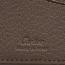 Pre Owned Cartier Maroon Leather Passport Holder