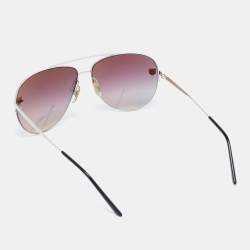  مملوكة مسبقًا Cartier Black Gradient Panthere De Cartier Aviator Sunglasses