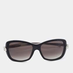 Pre Owned Cartier Black/Grey Gradient Panthère Wild de Cartier Sunglasses