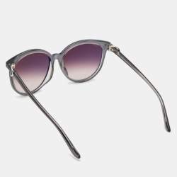 مملوكة مسبقًا Cartier Black/Grey Gradient Cat Eye Sunglasses