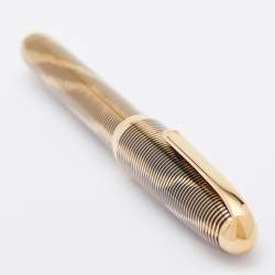 Cartier Louis Cartier Limited Series Gold Plated Fountain Pen 18K Gold Nib