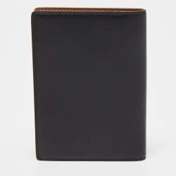 Pre Owned Cartier Black Leather Passport Holder