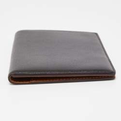 Pre Owned Cartier Black Leather Passport Holder