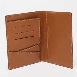 Pre Owned Cartier Black Leather Passport Holder