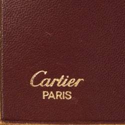Pre Owned Cartier Tan Leather 4 Key Holder