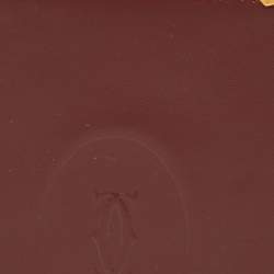 Pre Owned Cartier Burgundy Leather Must De Cartier Agenda Diary 