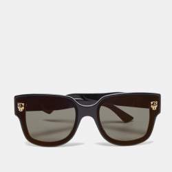 Cartier Black CT0357S Panthere Square Sunglasses Cartier TLC