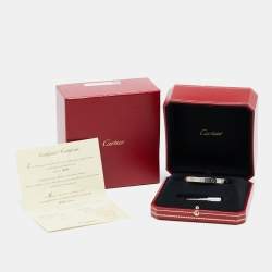 Cartier Love 18k White Gold Bracelet 16