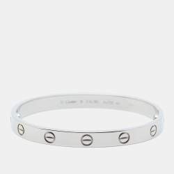 Cartier Love 18k White Gold Bracelet 16