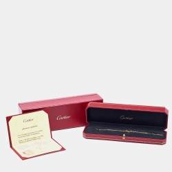 Pre Owned Cartier Love Diamond 18k Yellow Gold Bracelet