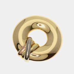 Pre Owned Cartier 18K Yellow, Rose, White Gold Trinity Circle Pendant