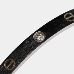 Pre Owned سوار كارتييه لوف ذهب ابيض عيار 18 وألماسة