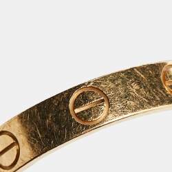 Pre Owned Cartier Love 18k Yellow Gold Wedding Band Ring Size 53