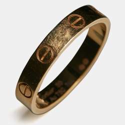 مملوكة مسبقًا خاتم كارتييه لوف ذهب أصفر عيار 18 مقاس 55