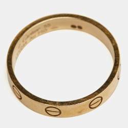 مملوكة مسبقًا خاتم كارتييه لوف ذهب أصفر عيار 18 مقاس 55