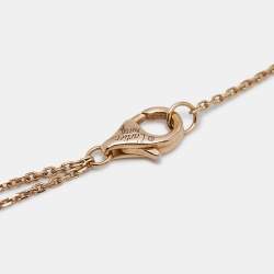 Pre Owned Cartier Trinity 18k Three Tone Gold Necklace