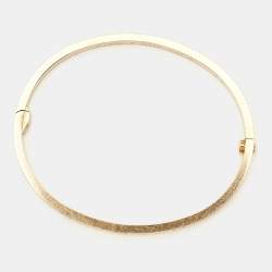 Pre Owned Cartier Love 18K Yellow Gold Narrow SM Bracelet 16